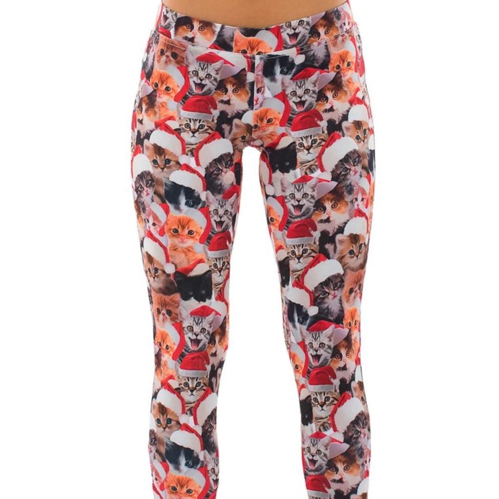 Tipsy Elves Meowy Christmas Leggings